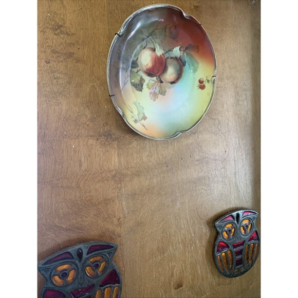 Jaeger J&C Louise Bavaria Germany Porcelain Wall Plate - Apples On Tree JAE50 - Picture 7 of 8